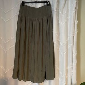 J.Jill smocked maxi skirt